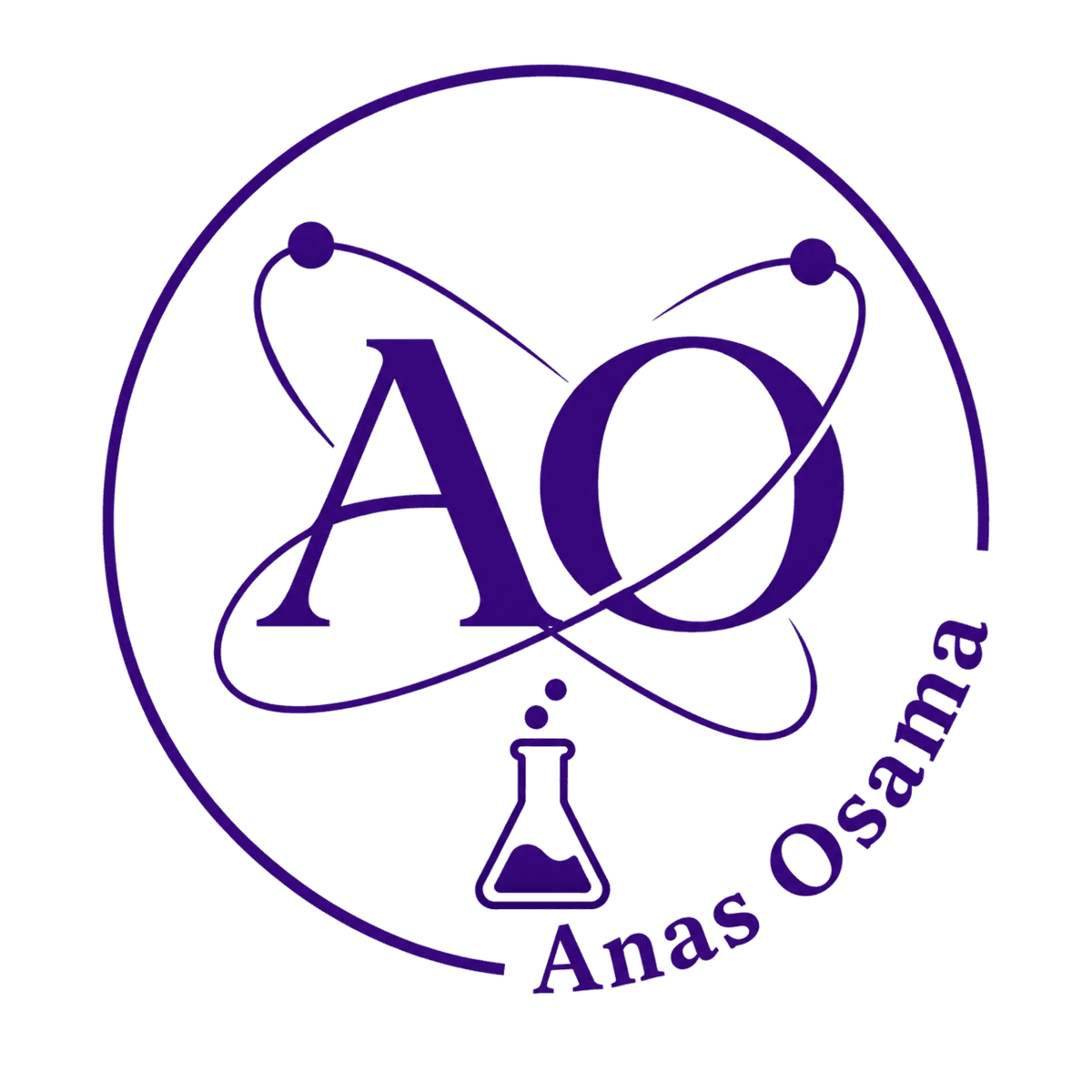 Anas Osama chemistry logo